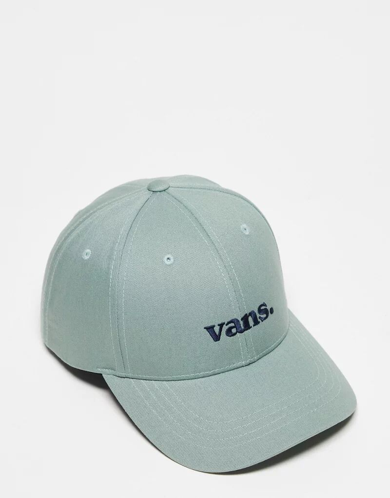 цена Светло-зеленая структурированная жокейская кепка Vans 66