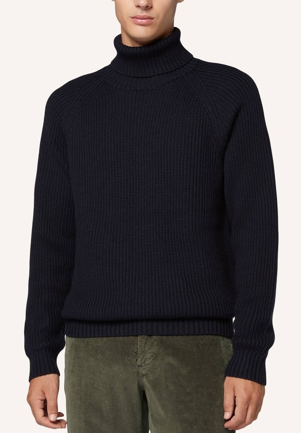 

Свитер Polo Neck Boggi Milano, цвет navy blue