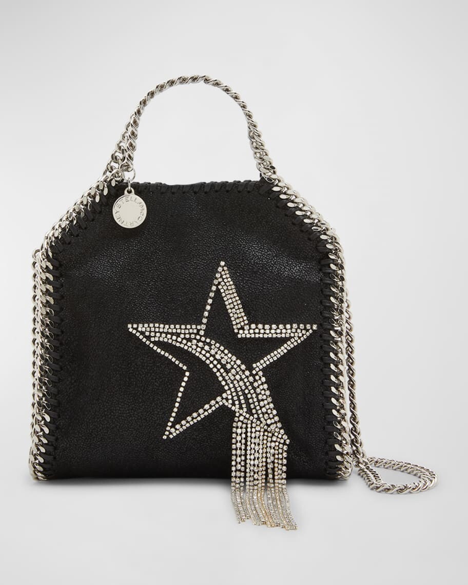 

Сумка-тоут Tiny Crystal Star Eco Shaggy Deer Stella McCartney