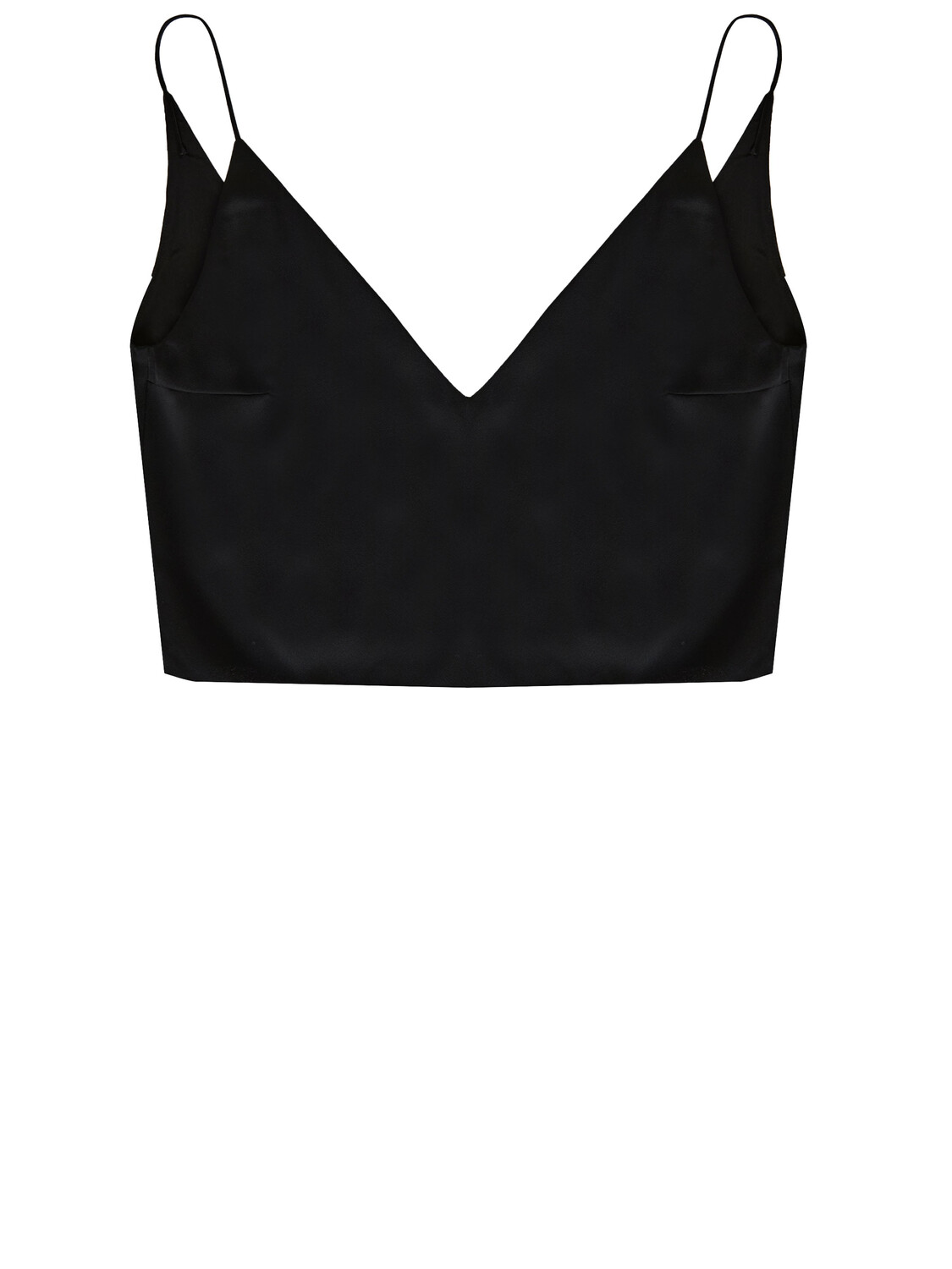 

Топ Saint Laurent Acetate and viscose, черный