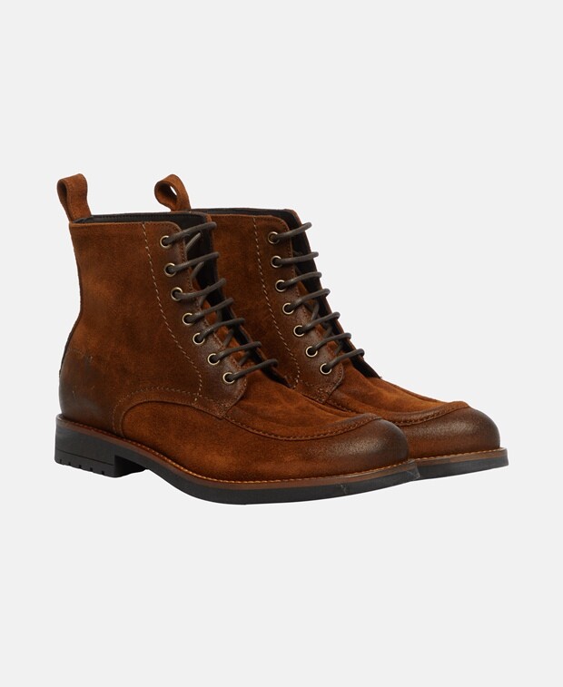 

Ботинки на шнуровке Prime Shoes, темно коричневый