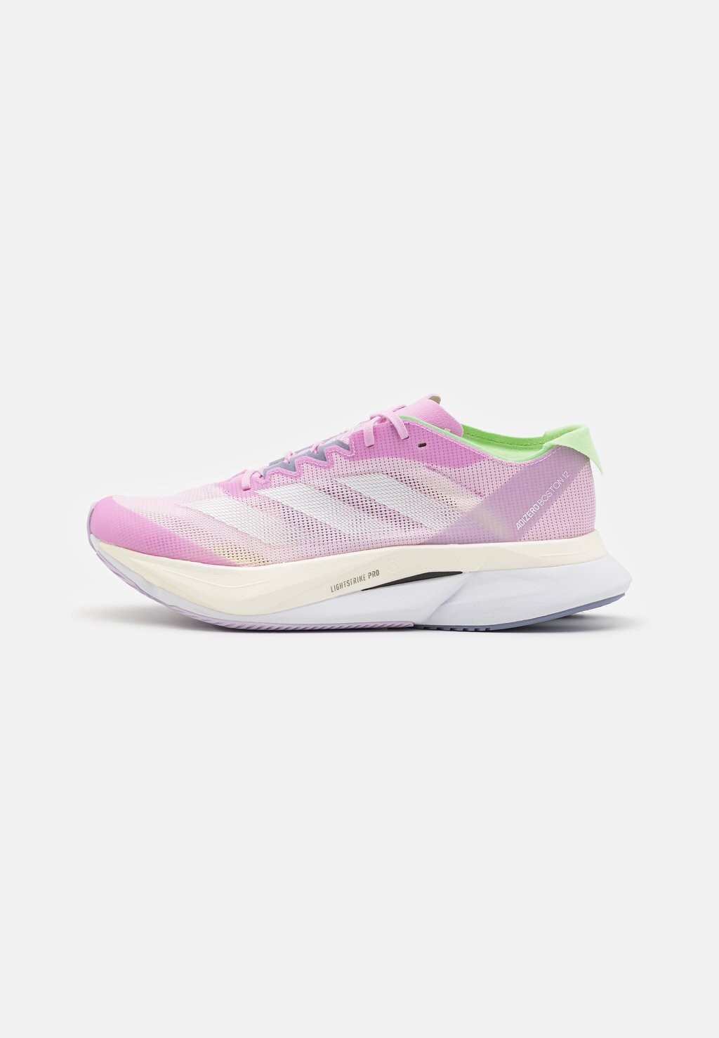 Кроссовки нейтрального цвета ADIZERO BOSTON adidas Performance, цвет bliss lilac/metallic/semi green spark цена и фото