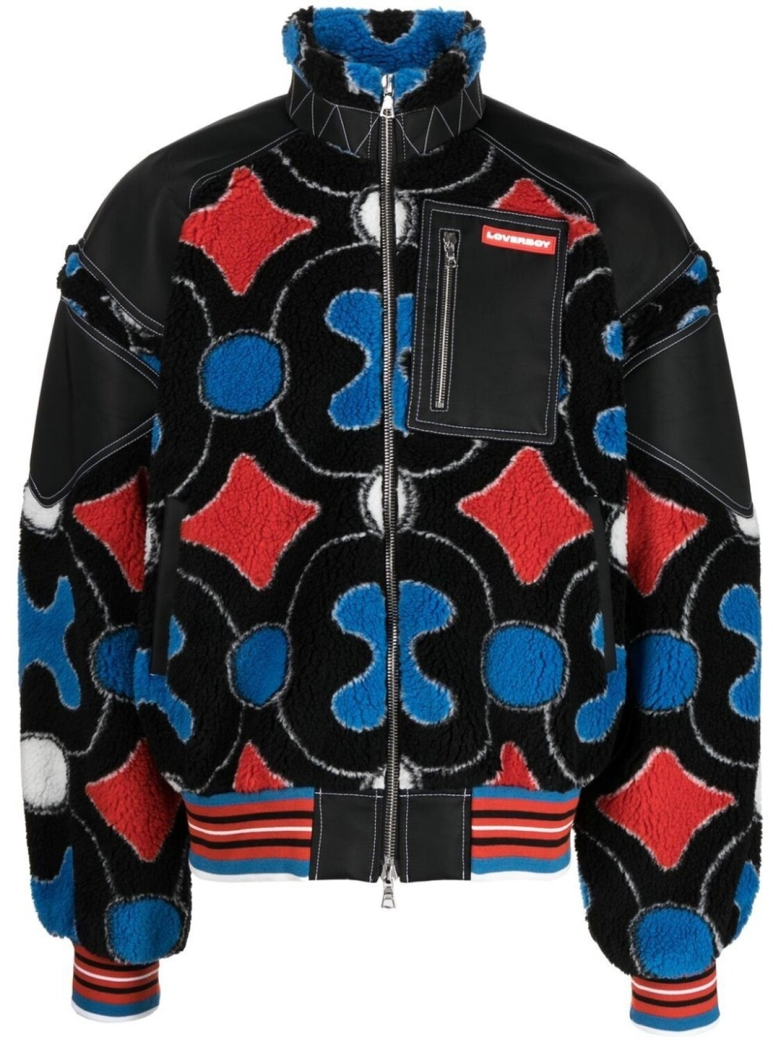 

Charles Jeffrey Loverboy флисовый бомбер Patch, черный