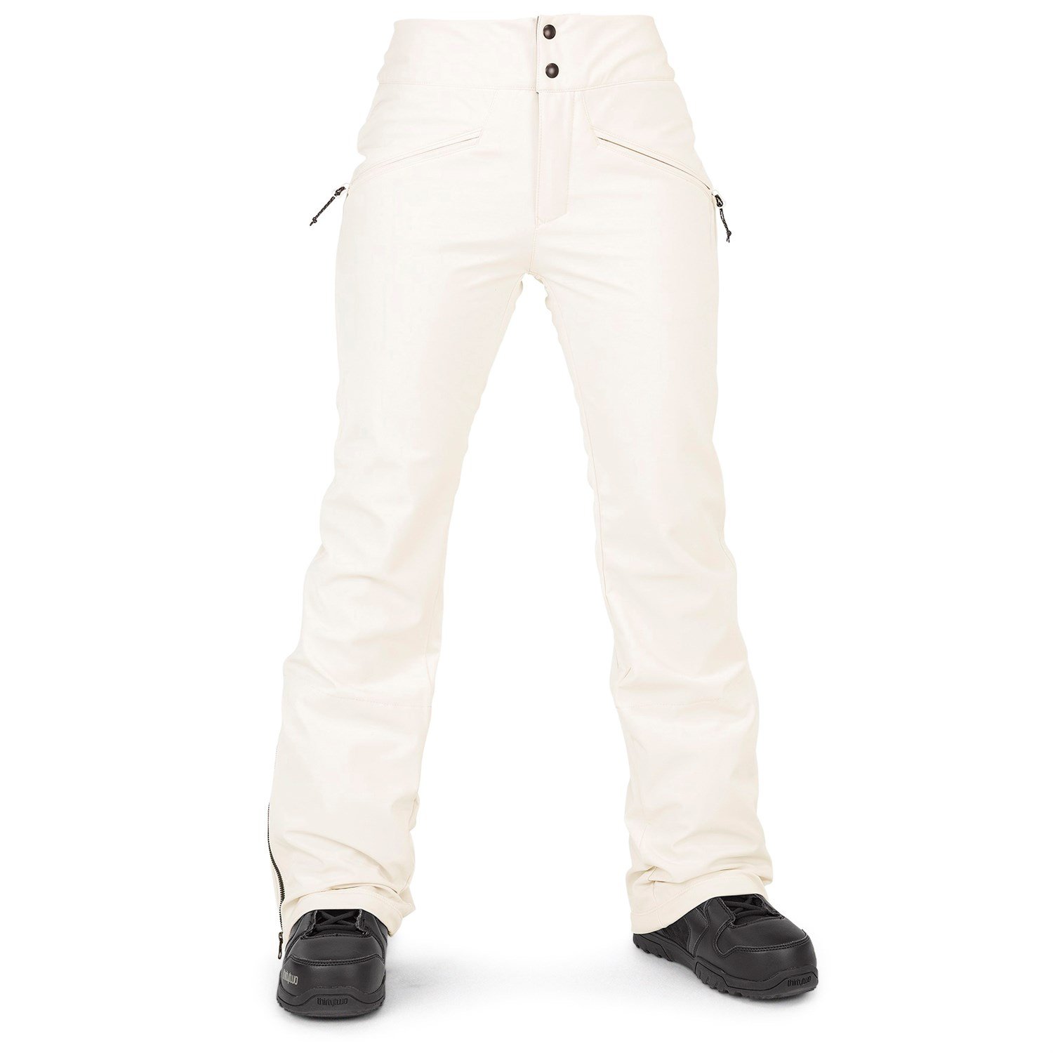Брюки Volcom Battle Stretch High Rise, цвет Moonbeam брюки uniqlo ultra stretch high rise leggings long белый