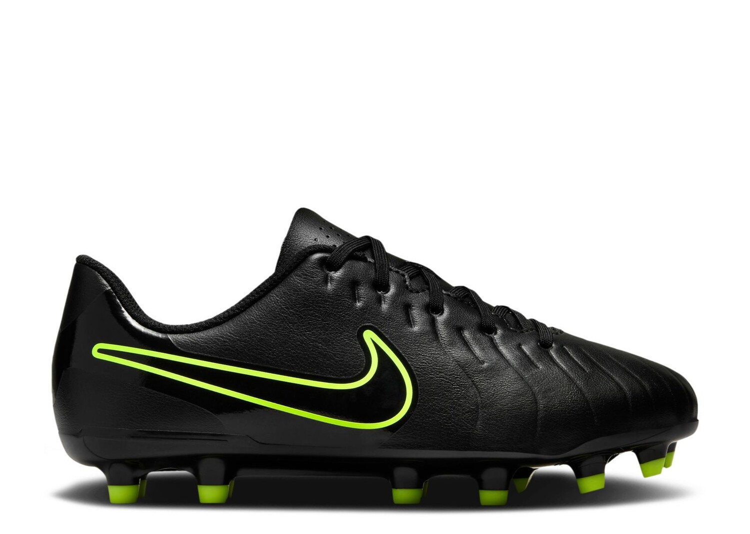 

Кроссовки Nike Tiempo Legend 10 Club Mg Gs 'Black Volt', черный