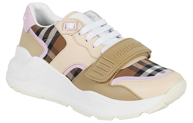 

Кроссовки Burberry Wmns, желтый/розовый/белый