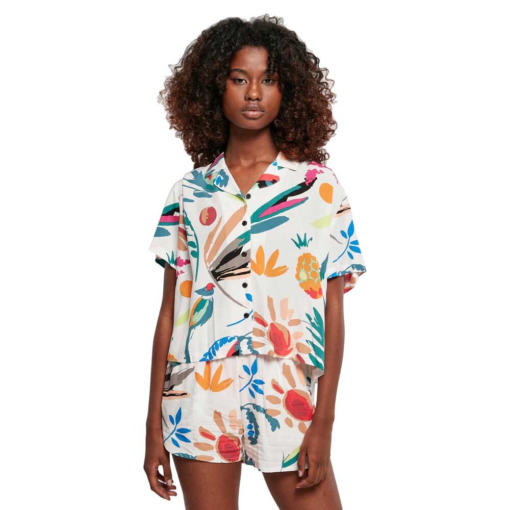 

Рубашка с коротким рукавом Urban Classics Viscose Resort, белый
