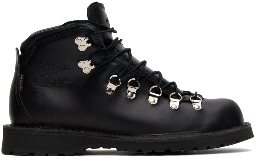 

Черные сапоги горного перевала Danner, цвет Black glace