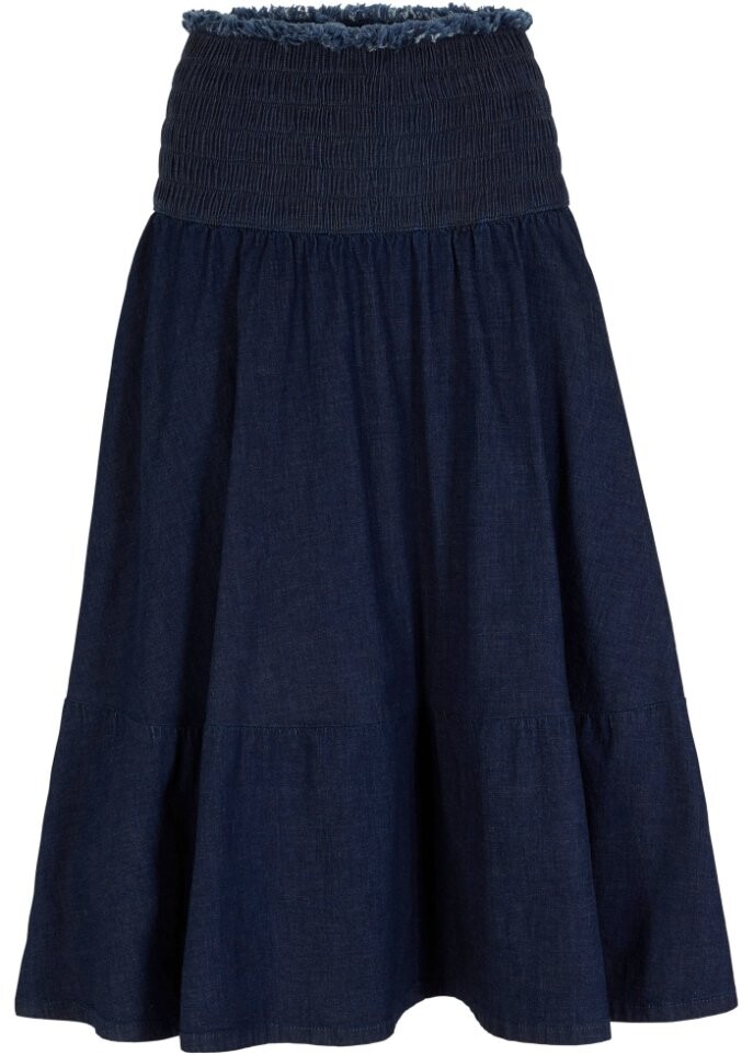 

Джинсовая юбка с эластичным поясом John Baner Jeanswear, синий