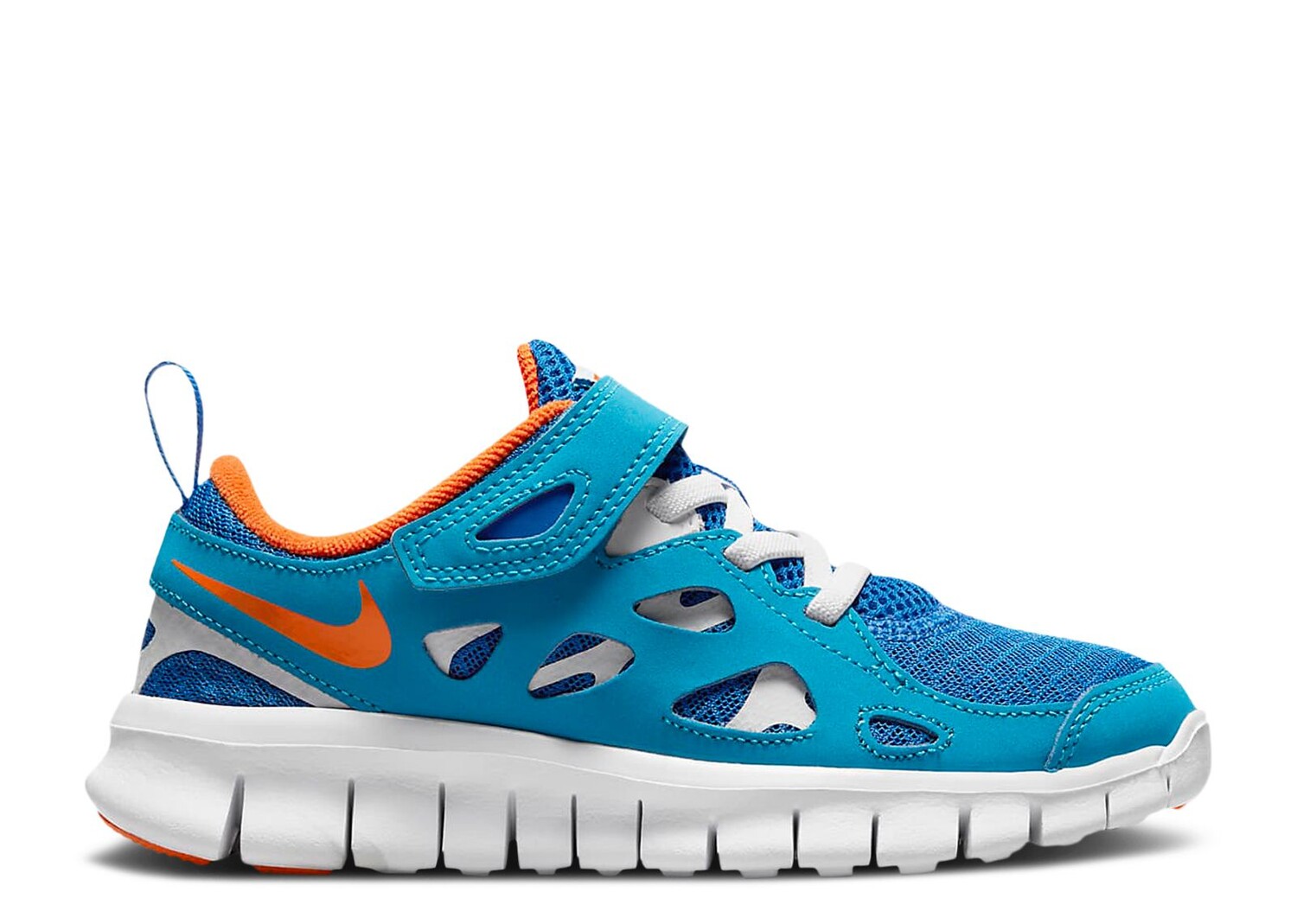 

Кроссовки Nike Free Run 2 Ps 'Laser Blue Safety Orange', синий
