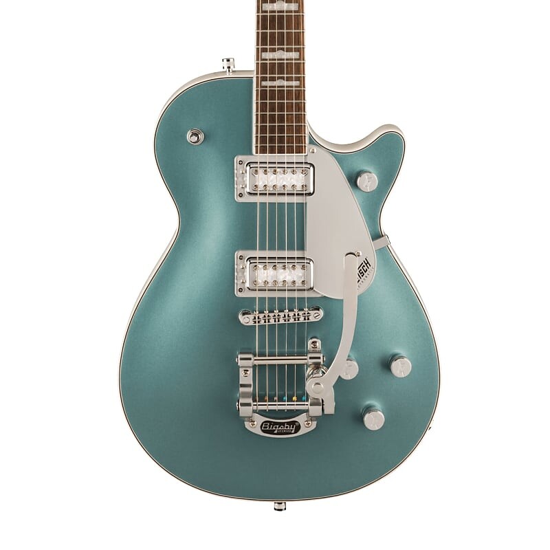 

Электрогитара Gretsch G5230T-140 Electromatic 140th Double Platinum Jet Two-Tone Stone Platinum/Pearl Platinum