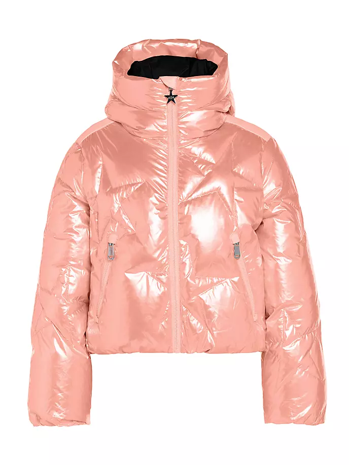 Стеганая лыжная куртка Glamstar со звездами Goldbergh, цвет cotton candy
