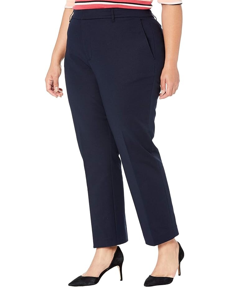 

Брюки LAUREN Ralph Lauren Plus Size Stretch Cotton Blend Pants, цвет Lauren Navy