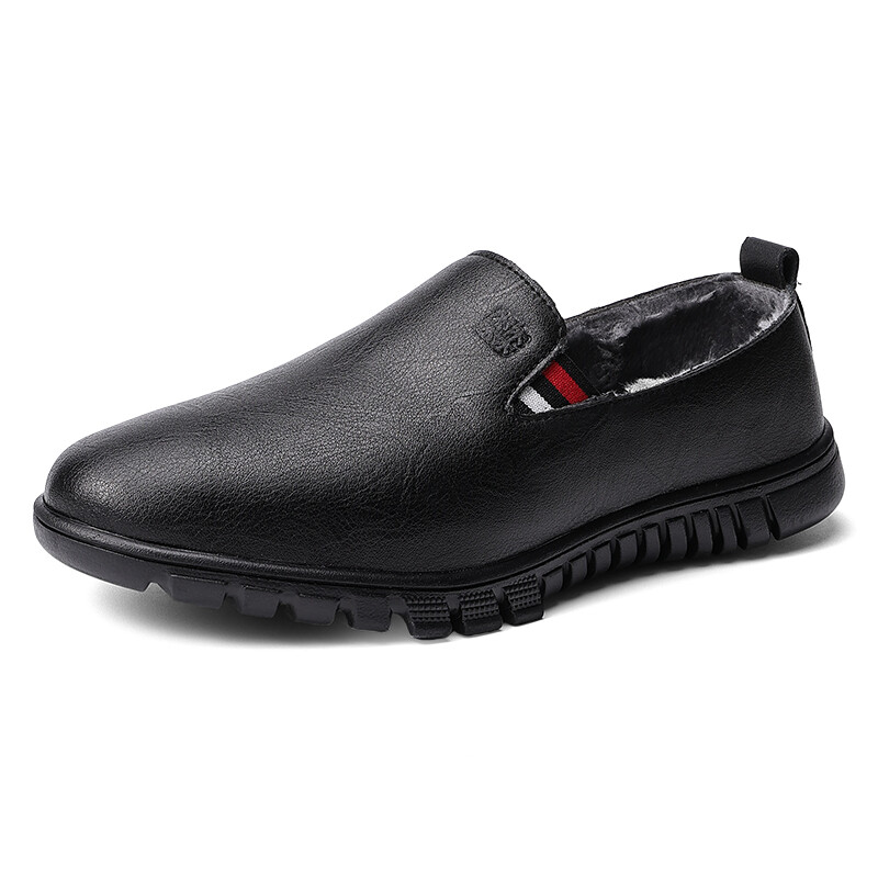 

Туфли мужские Men"s Casual Men Low-Top Mulinsen, цвет Black Fleece-Lined Style