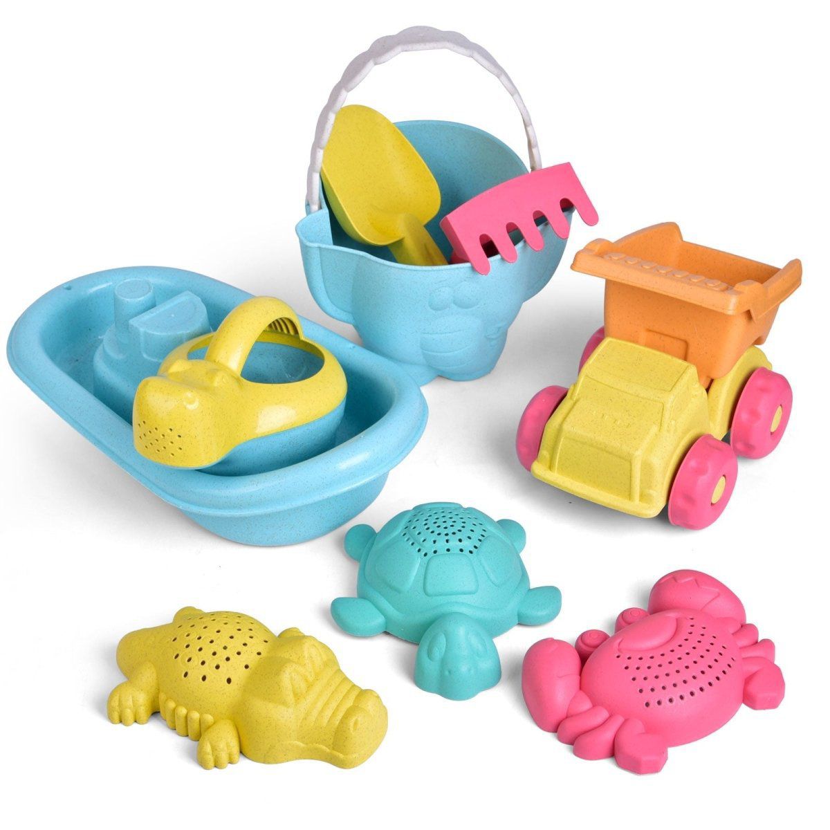 19 шт игрушки для пляжа и песка с морскими животными для детей popfun Набор игрушек для пляжного песка Popfun