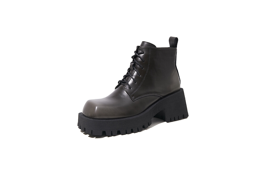 

Ботинки Martin Boot женские Pooq, цвет Gray Black