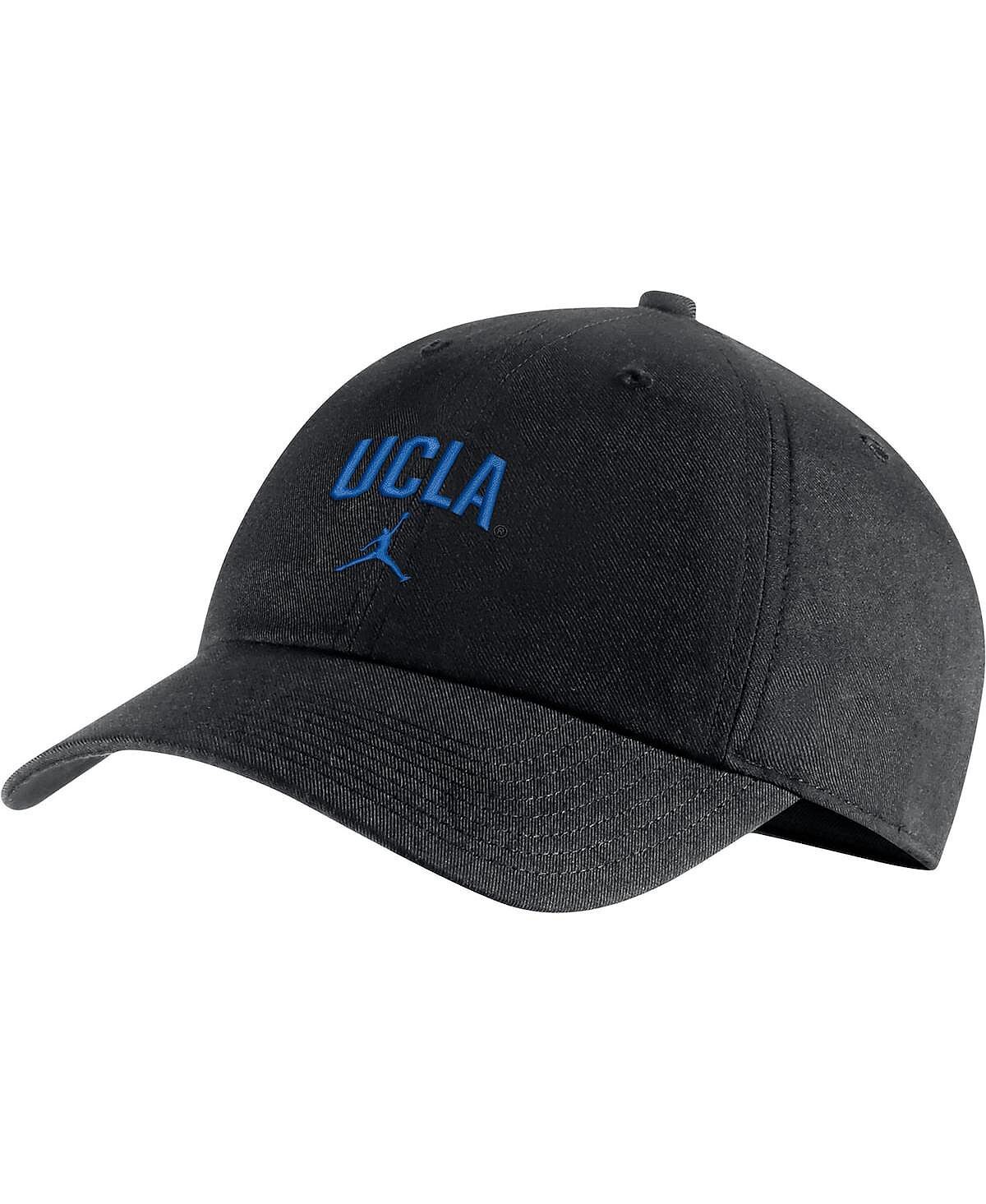 

Мужская брендовая черная регулируемая кепка UCLA Bruins Heritage86 Arch Performance Jordan