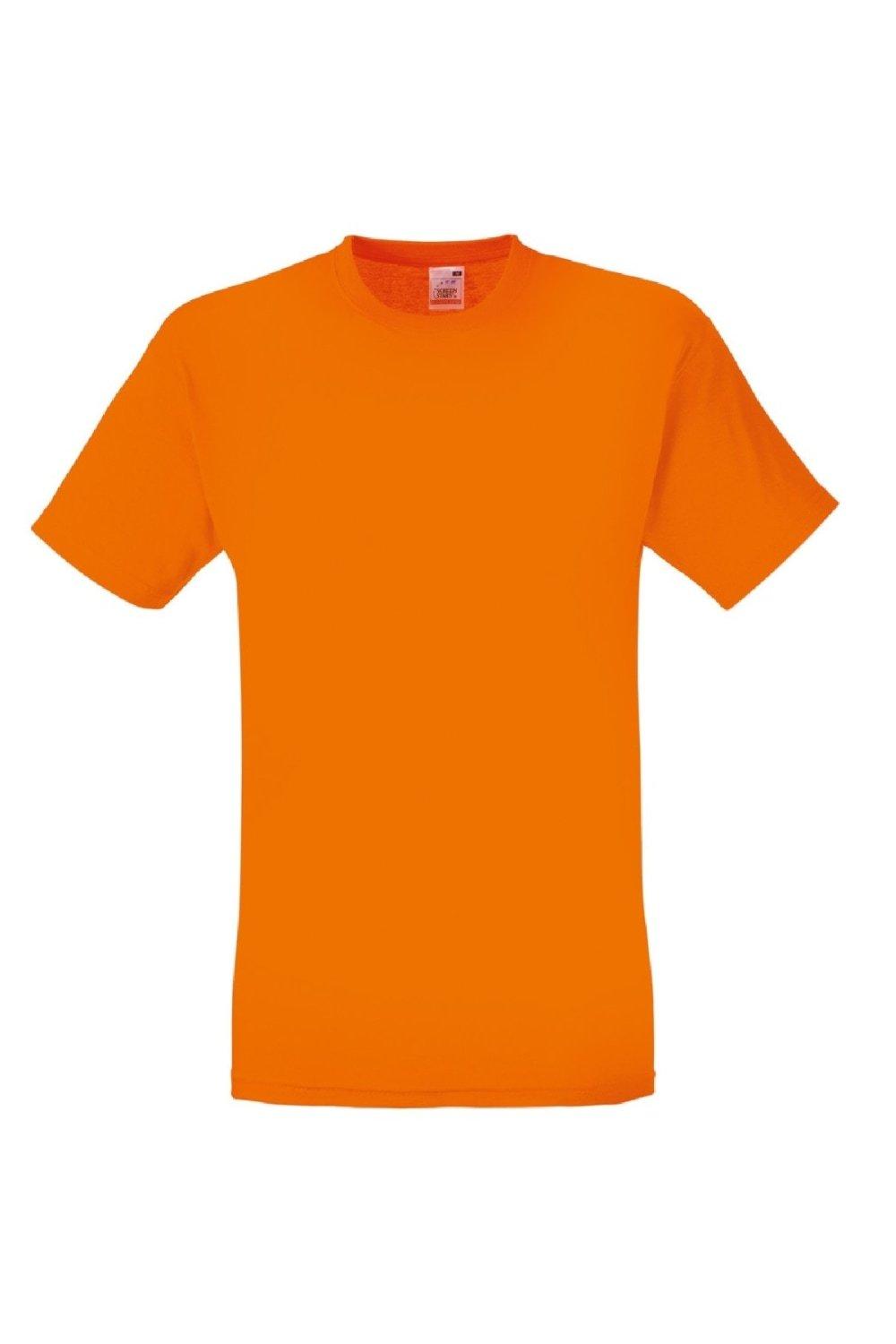 Оригинальная полноразмерная футболка Screen Stars с короткими рукавами Fruit of the Loom, оранжевый