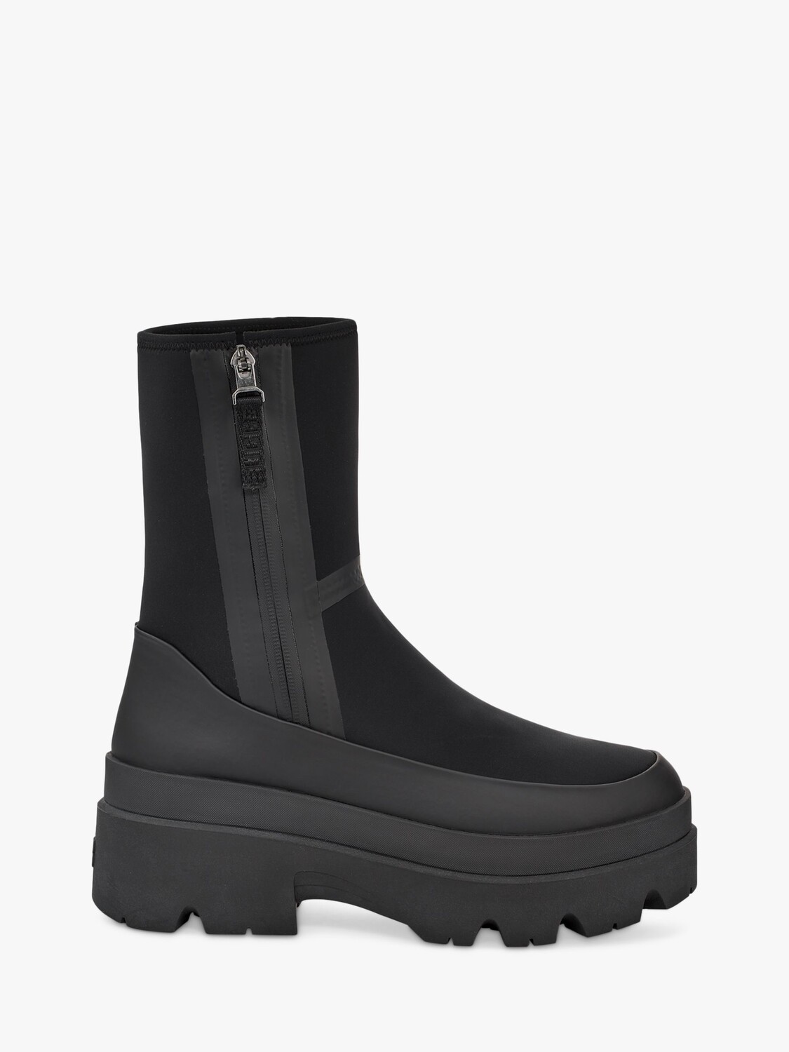 

Ботинки до икры на платформе из неопрена Brisbane UGG, черный