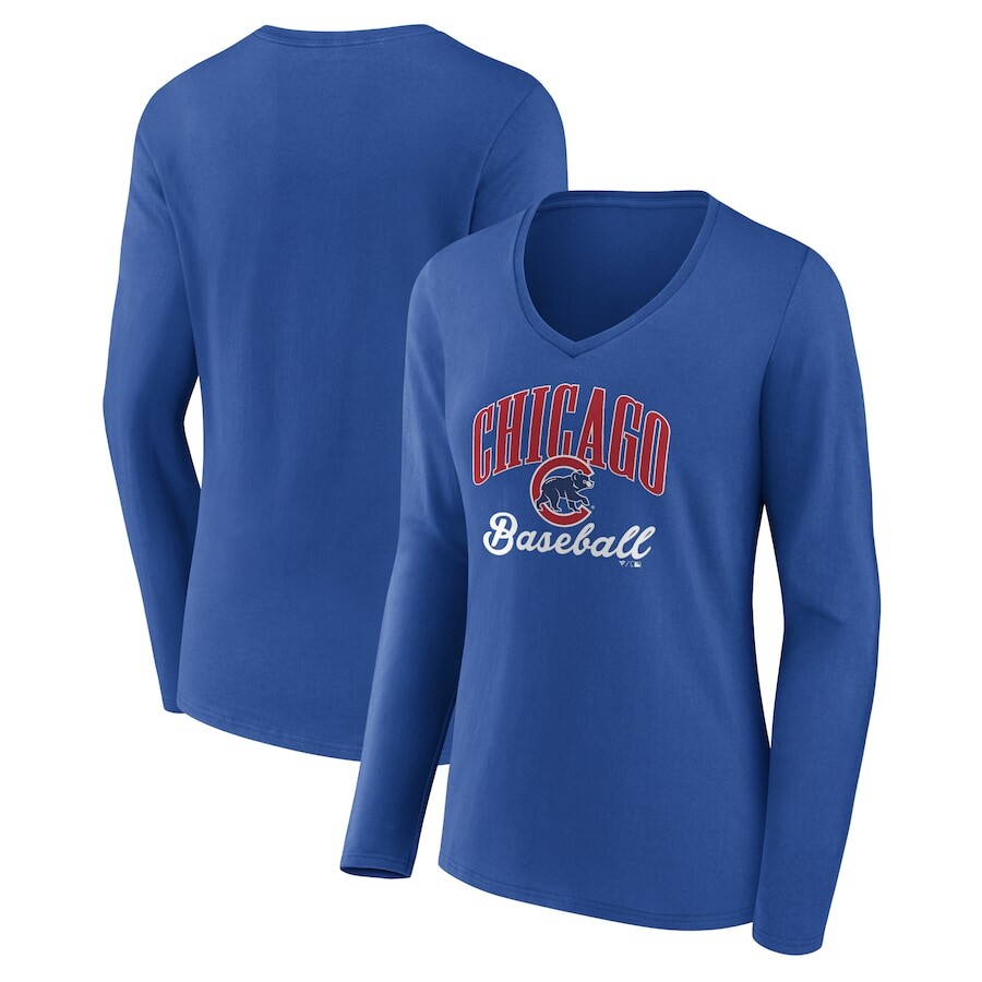 

Футболка с длинным рукавом Fanatics Branded Chicago Cubs, роял