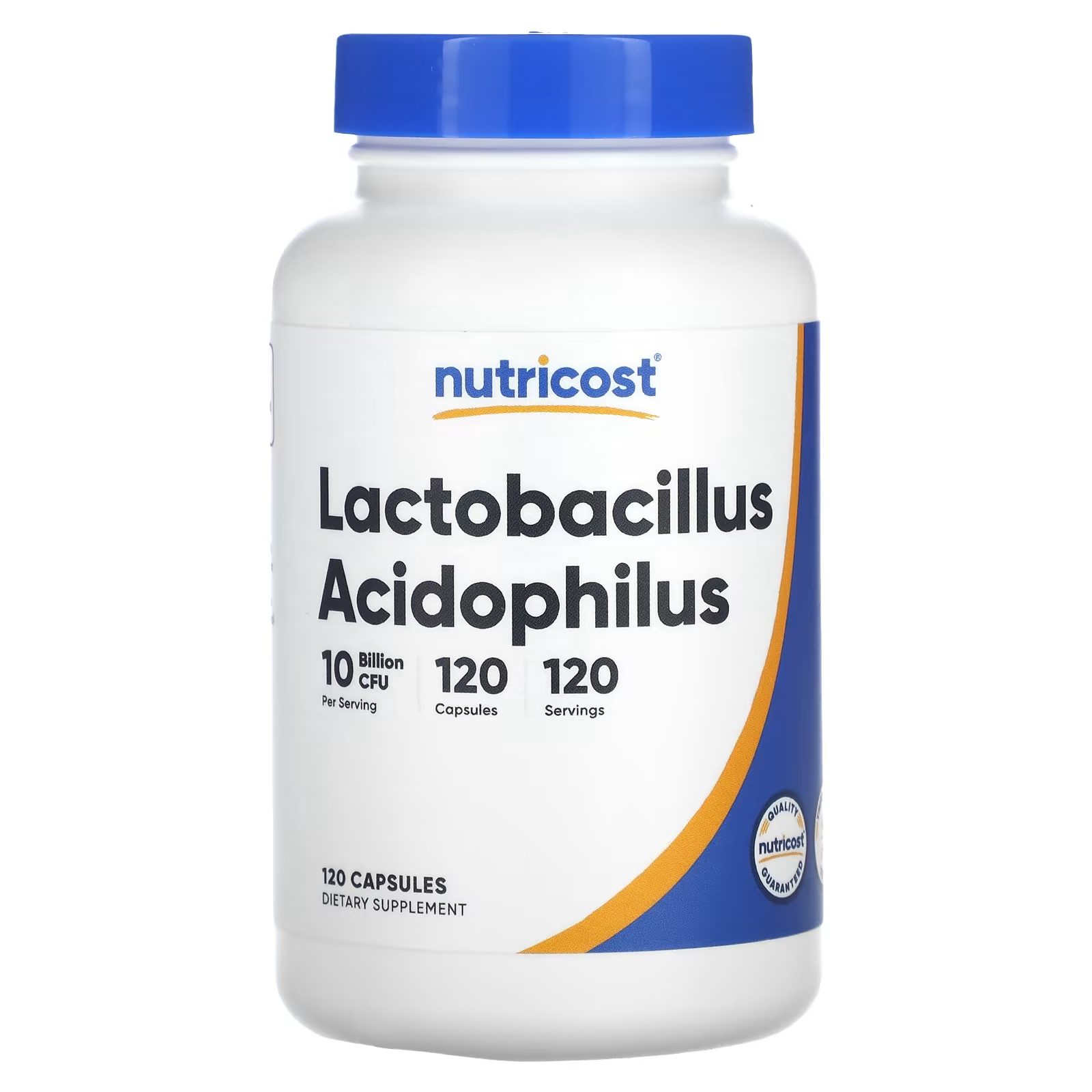 Пищевая добавка Nutricost Lactobacillus Acidophilus, 120 капсул пищевая добавка kal acidophilus probiotic 5 60 растительных капсул