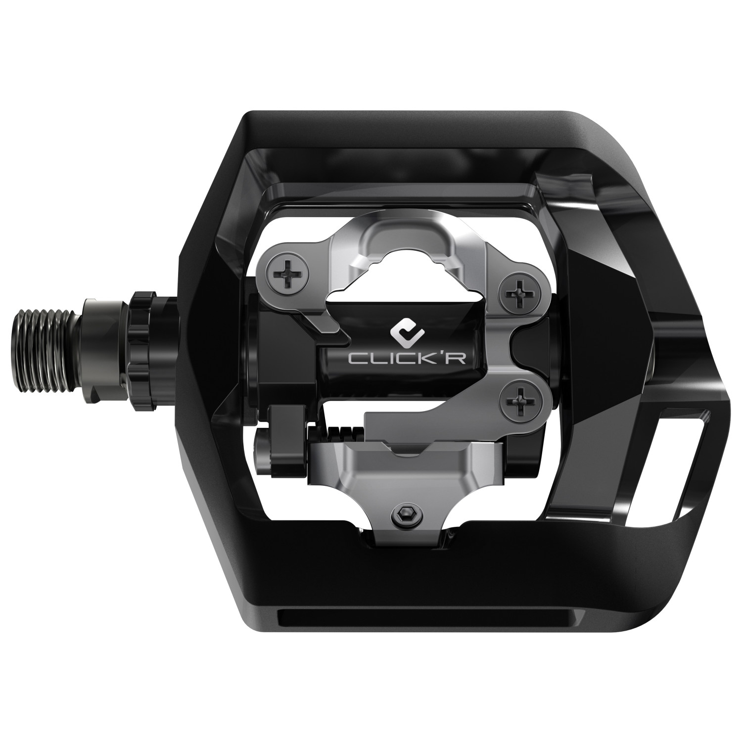 цена Бесклипсовые педали Shimano Click`R Pedal PD T421, черный
