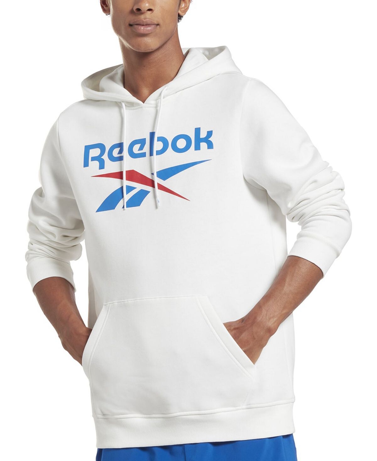 

Мужская флисовая толстовка классического кроя с логотипом Identity Reebok