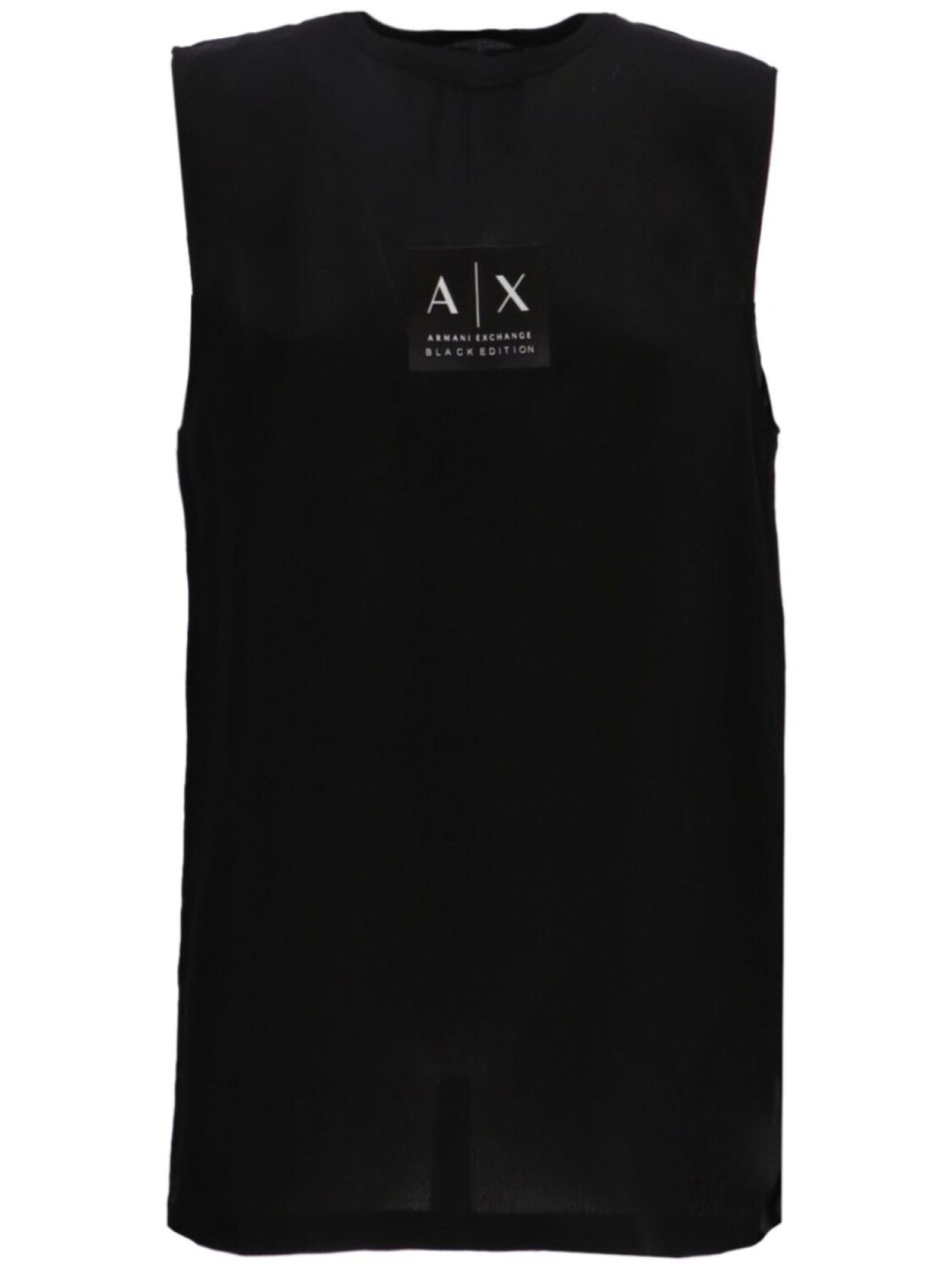 

Майка с круглым вырезом и логотипом Armani Exchange, черный
