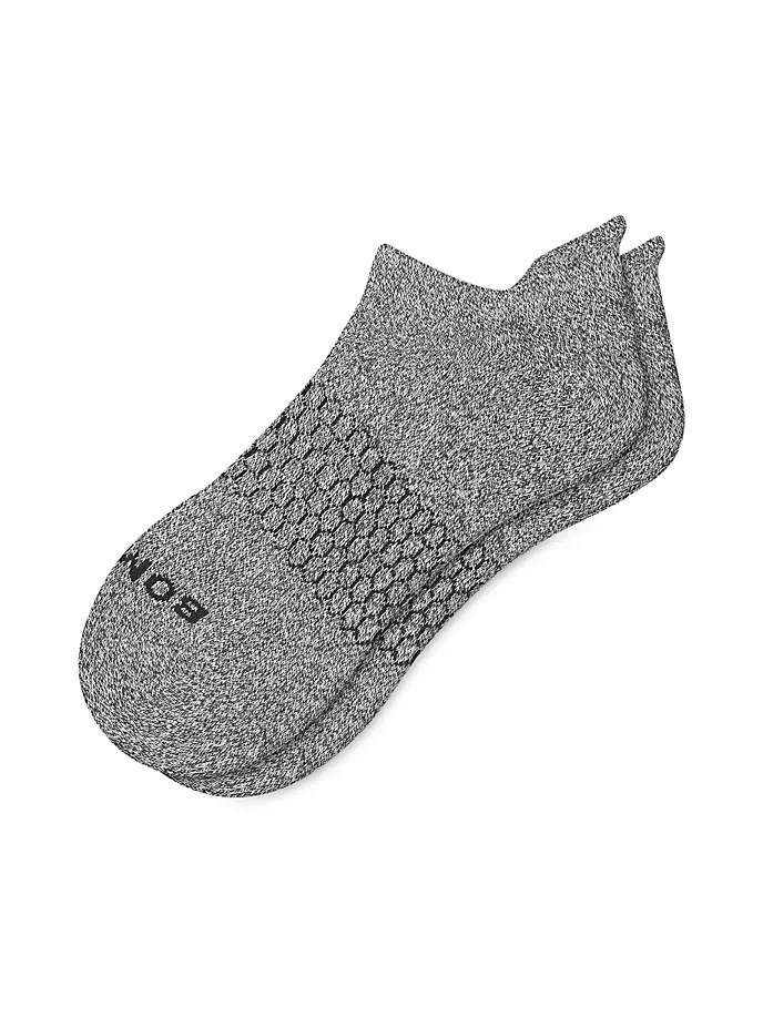 

Носки до щиколотки с логотипом Marl Bombas, цвет light charcoal