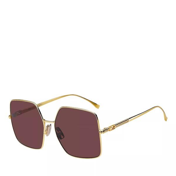 

Солнцезащитные очки ff 0439/s yellow gold Fendi, желтый