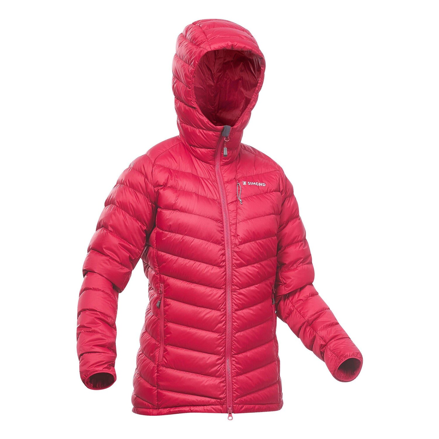 

Пуховик Decathlon Mountaineering — легкий альпинизм — малиновый Simond, красный