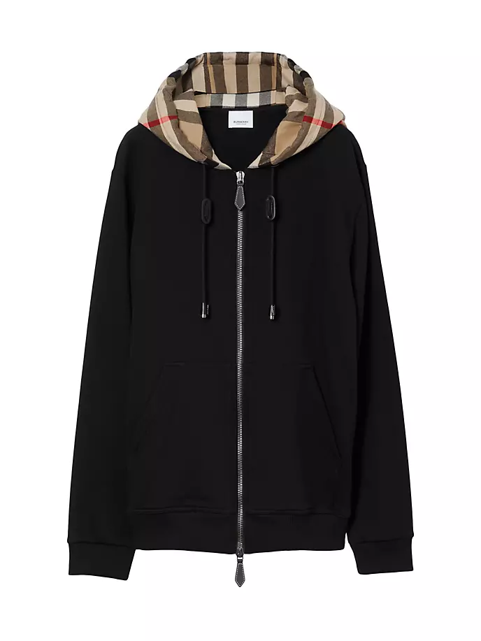 

Толстовка Samuel Cotton в клетку Burberry, черный