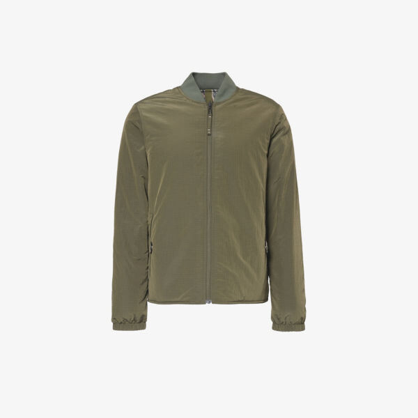 

Двусторонний тканый бомбер свободного кроя с утепленной подкладкой Ps By Paul Smith, зеленый