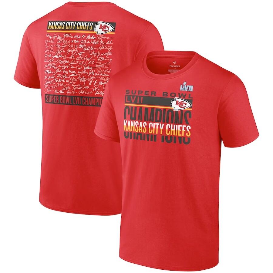 

Футболка с коротким рукавом Fanatics Branded Kansas City Chiefs, красный