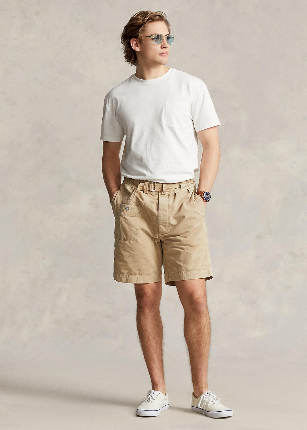 

8-дюймовые парусиновые шорты свободного кроя карго Ralph Lauren