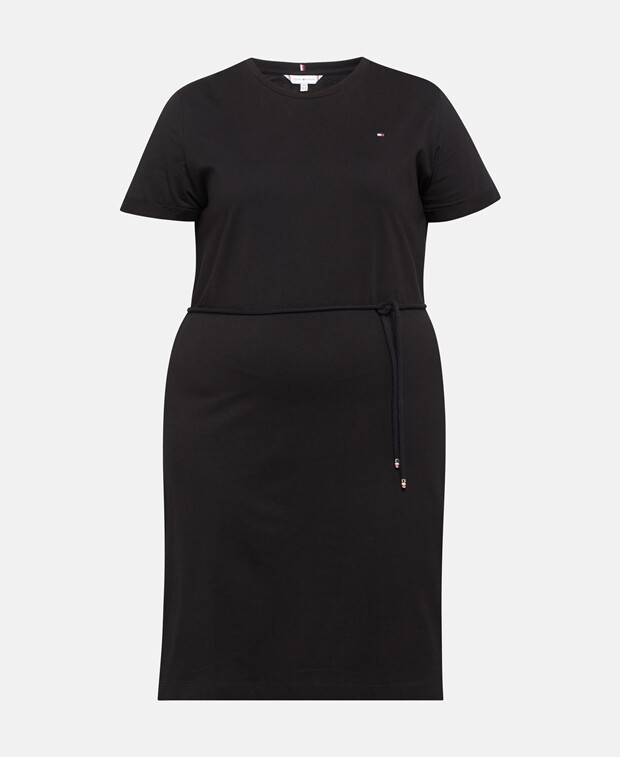 

Трикотажное платье Tommy Hilfiger Curve, черный