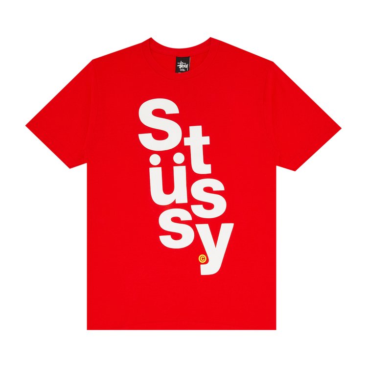 Футболка Stussy Stack 'Red', красный