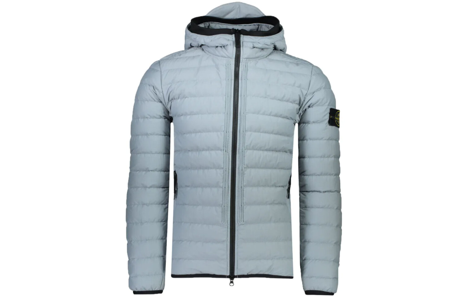 

Пуховик мужской серый Stone Island, серый