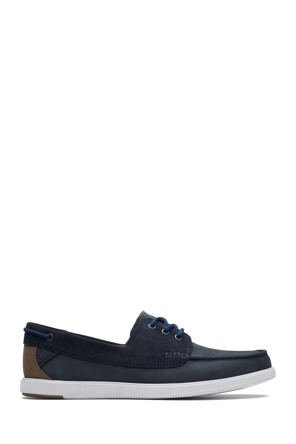 

Парусиновые туфли Bratton из нубука Clarks, синий