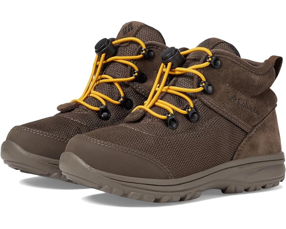

Походные ботинки Columbia Fairbanks Mid, цвет Cordovan/Golden Yellow