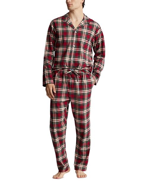 

шт. Комплект для сна из хлопковой фланели Polo Ralph Lauren, цвет Red