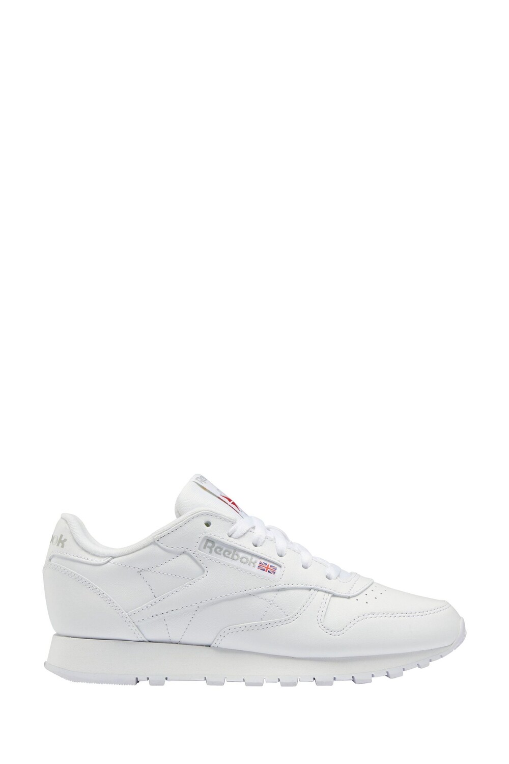 

Белые женские классические спортивные туфли из кожи Reebok, белый
