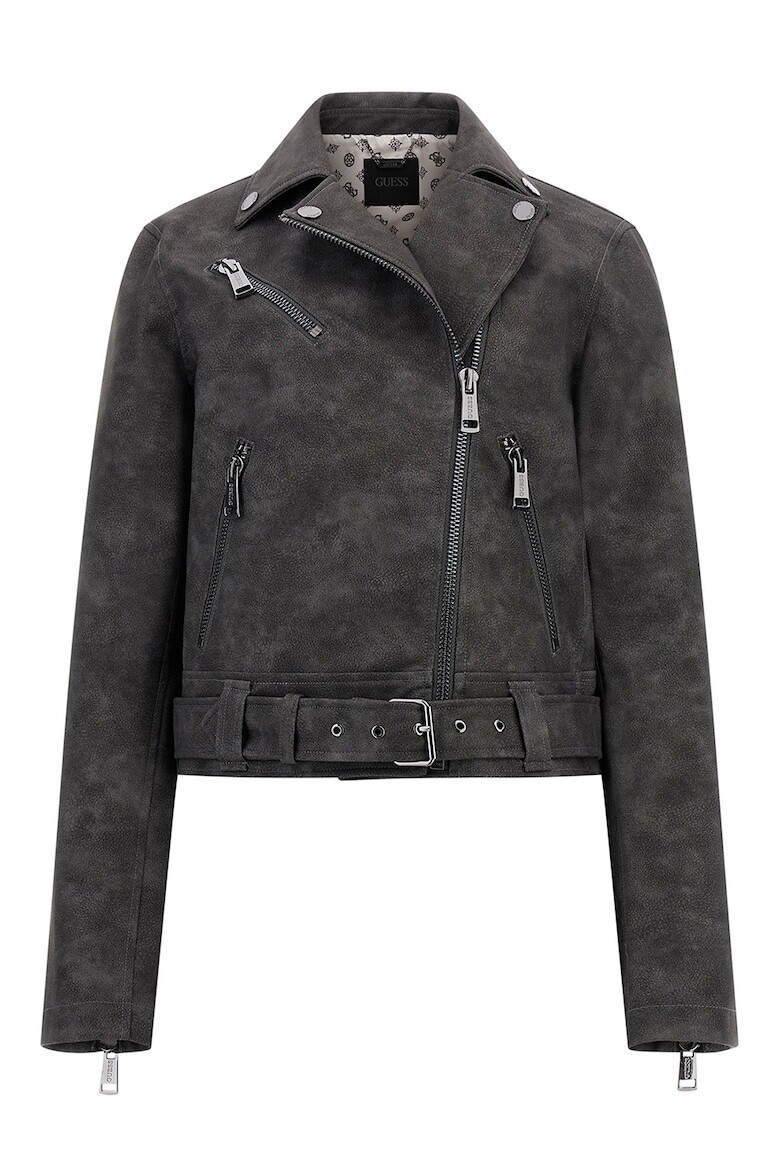 

Экокожаная куртка Guess, серый