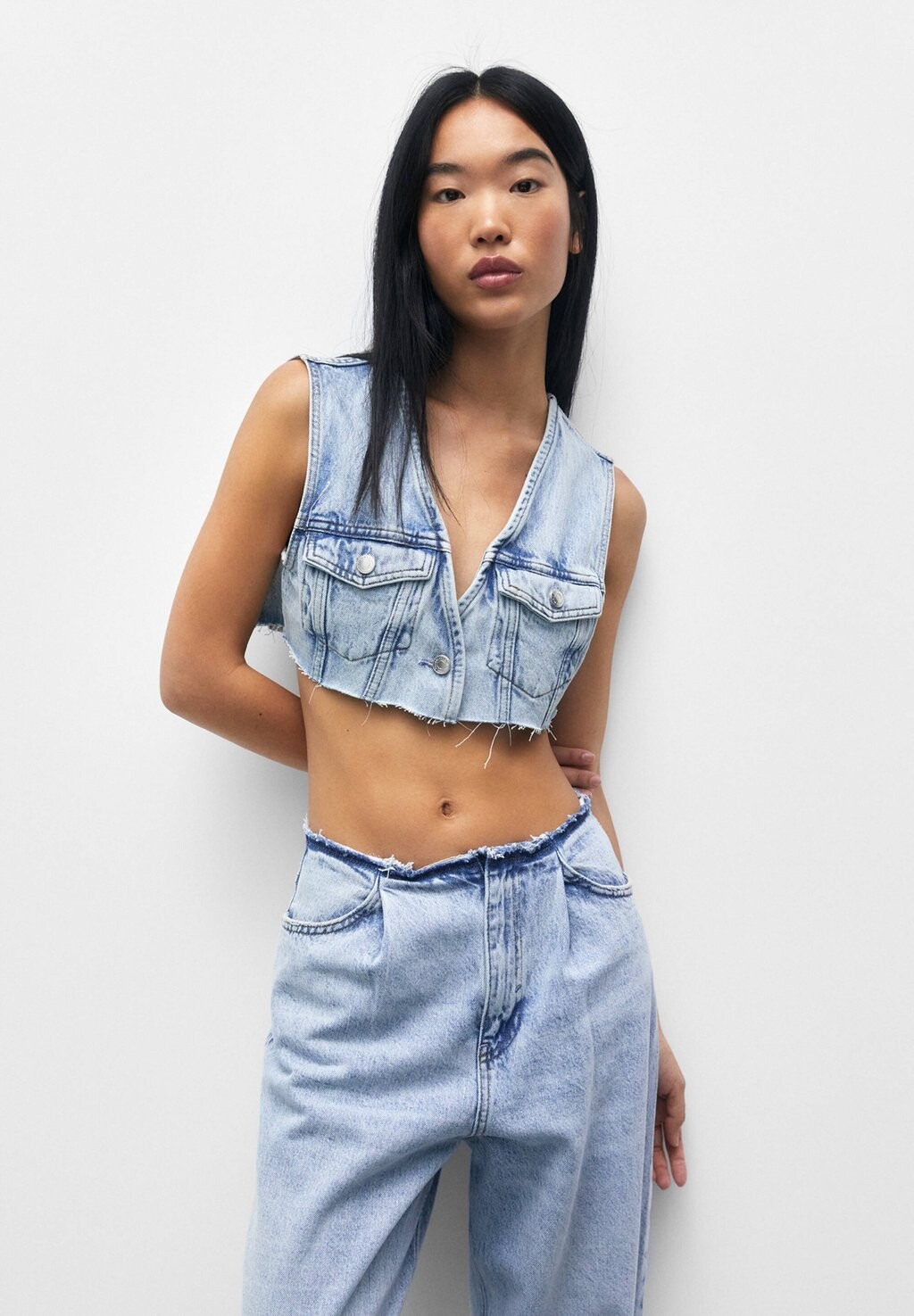 

Жилет PULL&BEAR, синий