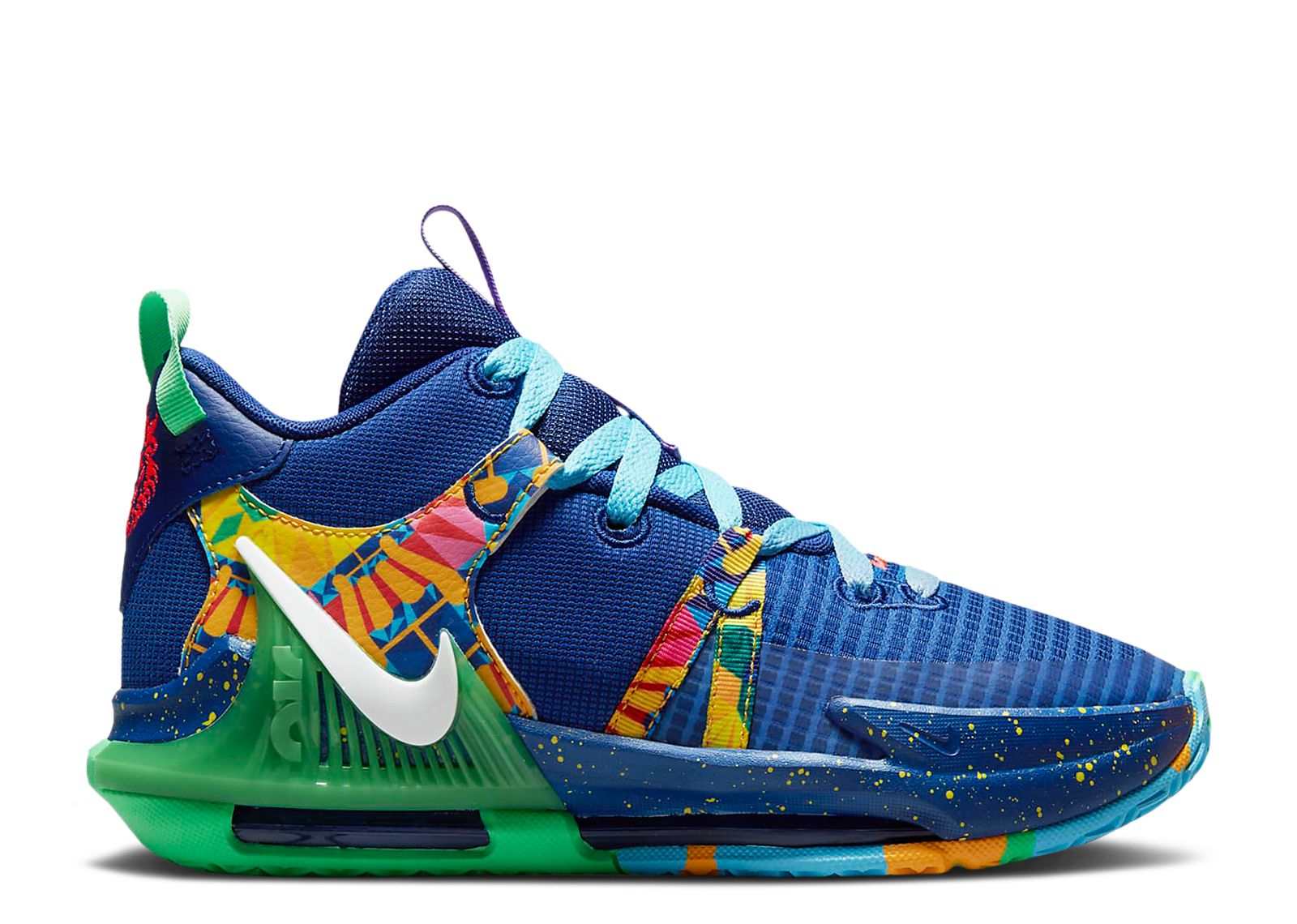 

Кроссовки Nike Lebron Witness 7 Gs 'Kaleidoscope', синий