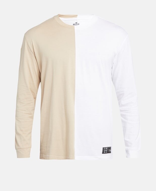 

Топ с длинными рукавами Hollister, белый
