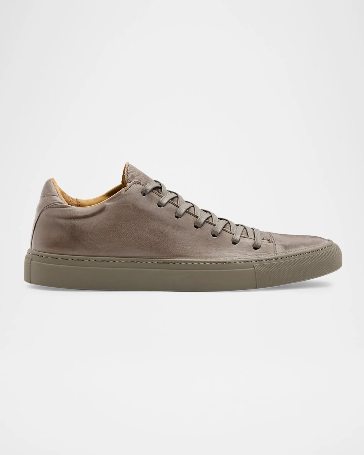 

Мужские кожаные низкие кеды Reed John Varvatos, цвет Port