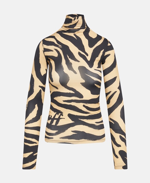

Топ с длинными рукавами Off-White, бежевый