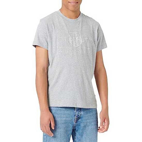 

Футболка с коротким рукавом Gant D1 Tonal Archive Shield, серый