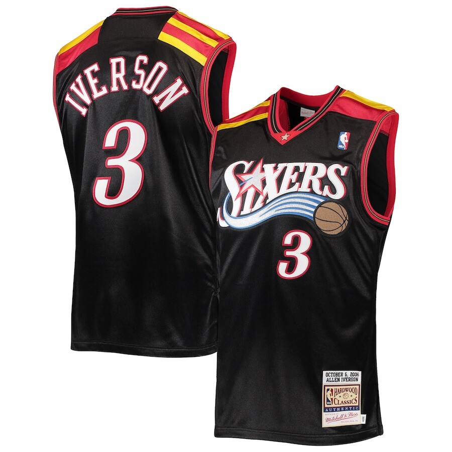 

Джерси Mitchell & Ness Philadelphia 76Ers, черный